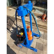 대부 황소 킹핀프레스 대형작기 에어발펌프+유압램50톤150mm포함