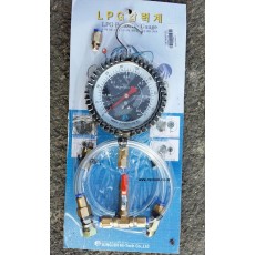 LPG기화기압력계 정진 1,2차겸용 JLG-01