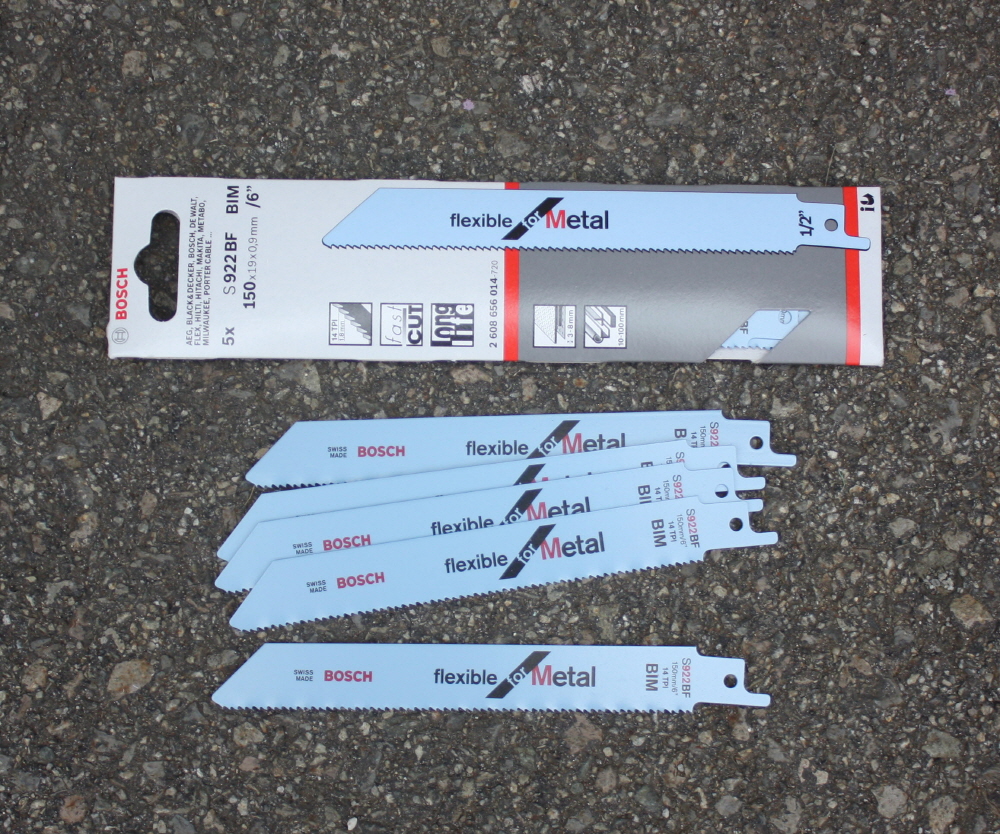 보쉬 철재용컷쏘날 S-922BF 5개1조 150mm
