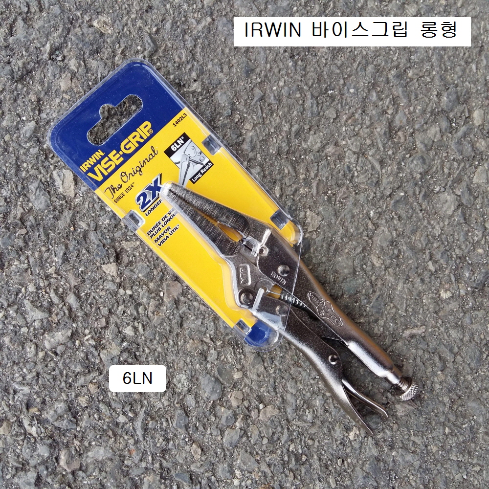 바이스플라이어 롱형 어윈IRWIN 6LN 롱로우즈바이스그립 150mm