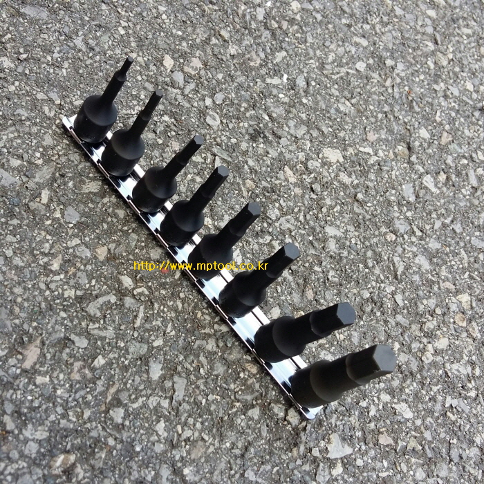 KOKEN코겐 육각비트소켓세트 3/8 RS3012M 8본조(3~12mm) 헥스알복스알 L62