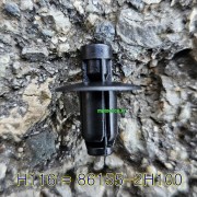 우찌키 H169 현대제네시스,에쿠스핀 100조 자동차용 플라스틱핀 =86155-2H100