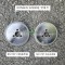 ROKEN로켄 연마석 일반CBN(BN170P), 초경DIA(SD170P) 판금 스포트제거드릴연마기 S2000용 회전숫돌